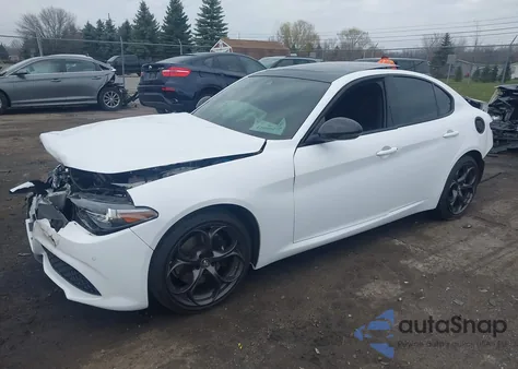 2021 Alfa Romeo Giulia Ti Sport Awd from USA, damaged, VIN ZARFANBN2M7643658